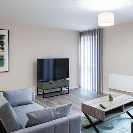 Modern 2Bd Apartment In Manchester City Buitenkant foto