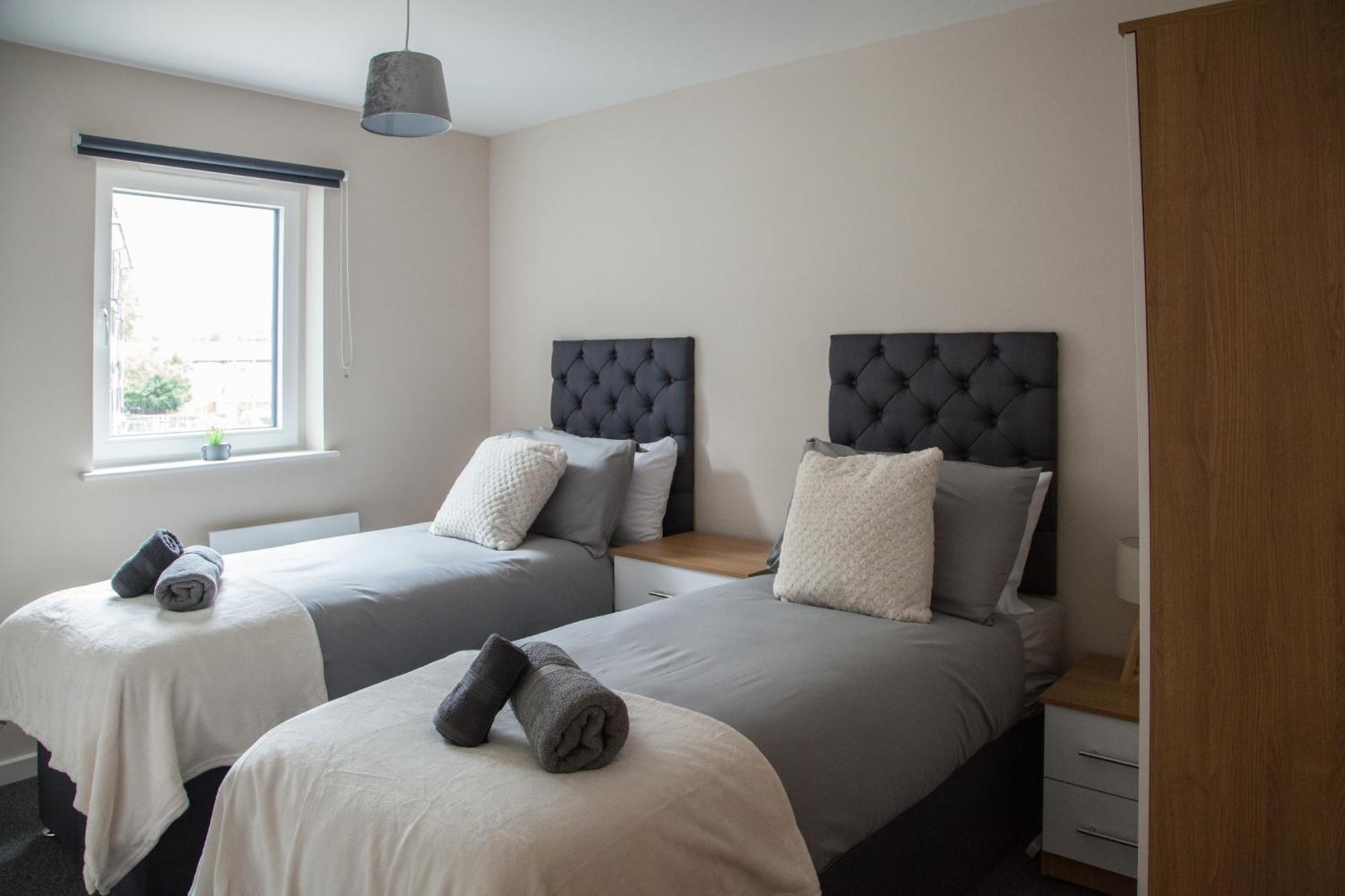Modern 2Bd Apartment In Manchester City Buitenkant foto