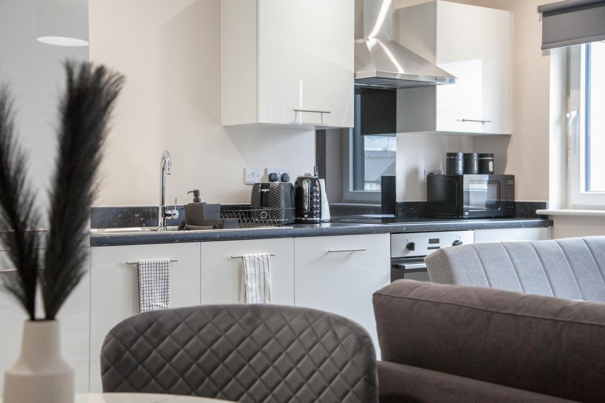 Modern 2Bd Apartment In Manchester City Buitenkant foto