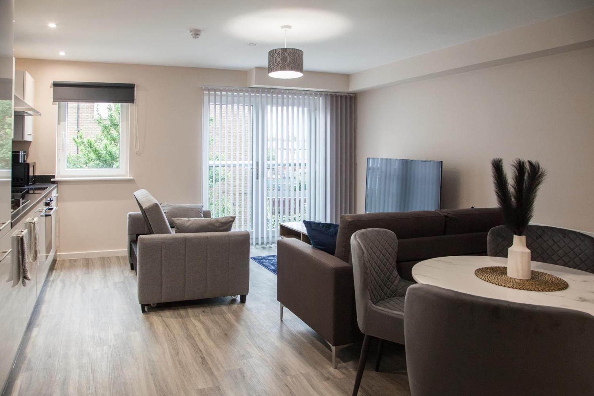 Modern 2Bd Apartment In Manchester City Buitenkant foto
