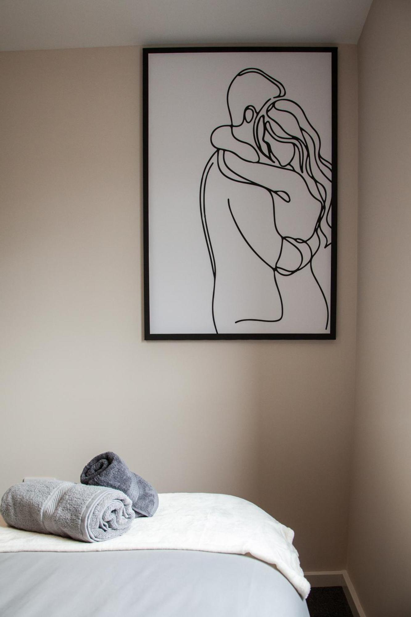 Modern 2Bd Apartment In Manchester City Buitenkant foto