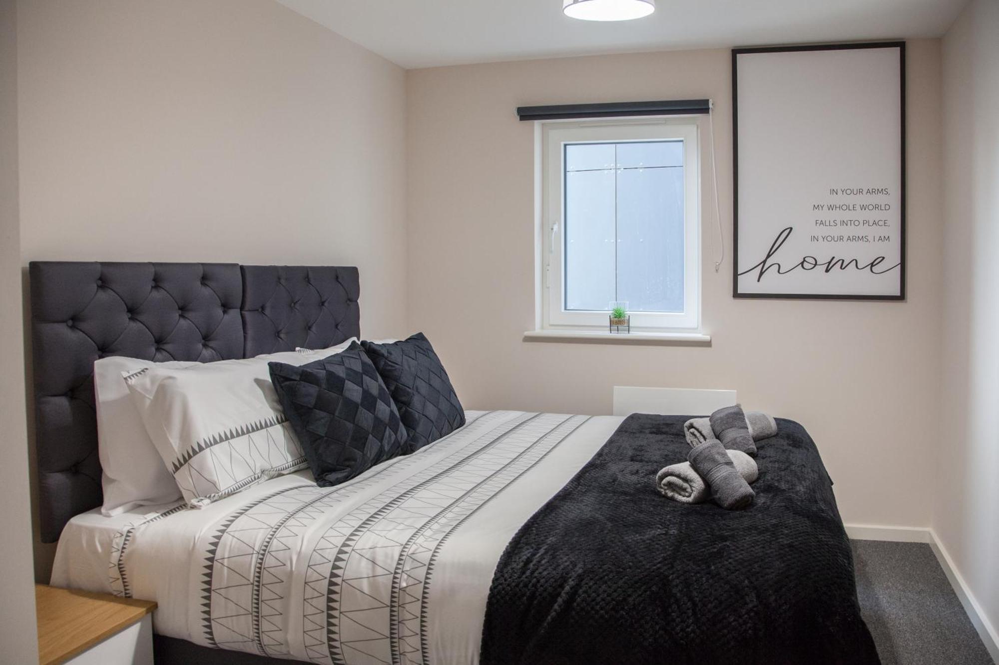 Modern 2Bd Apartment In Manchester City Buitenkant foto