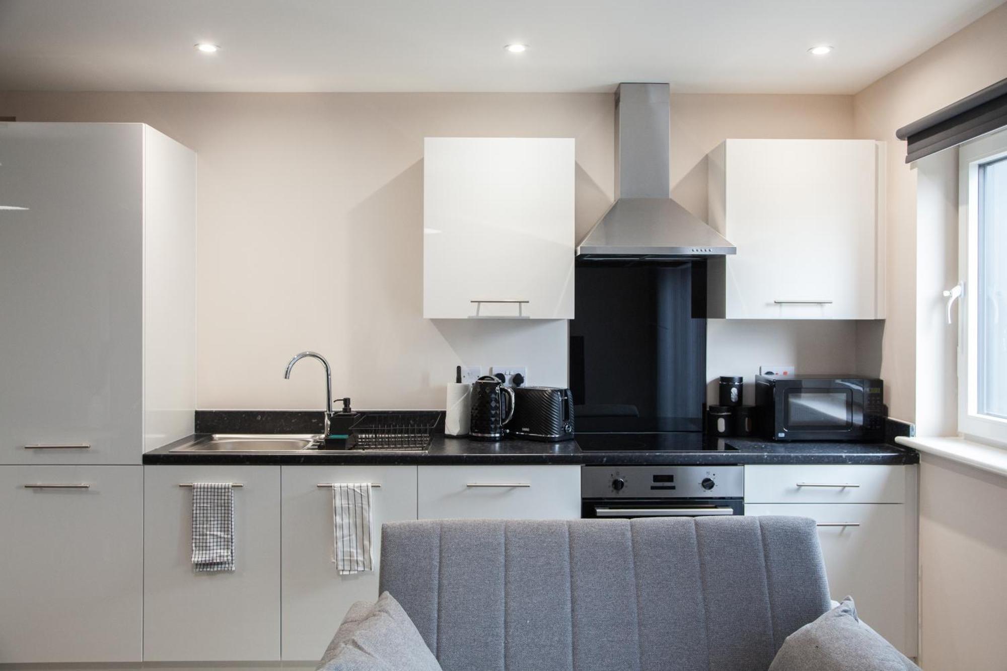 Modern 2Bd Apartment In Manchester City Buitenkant foto