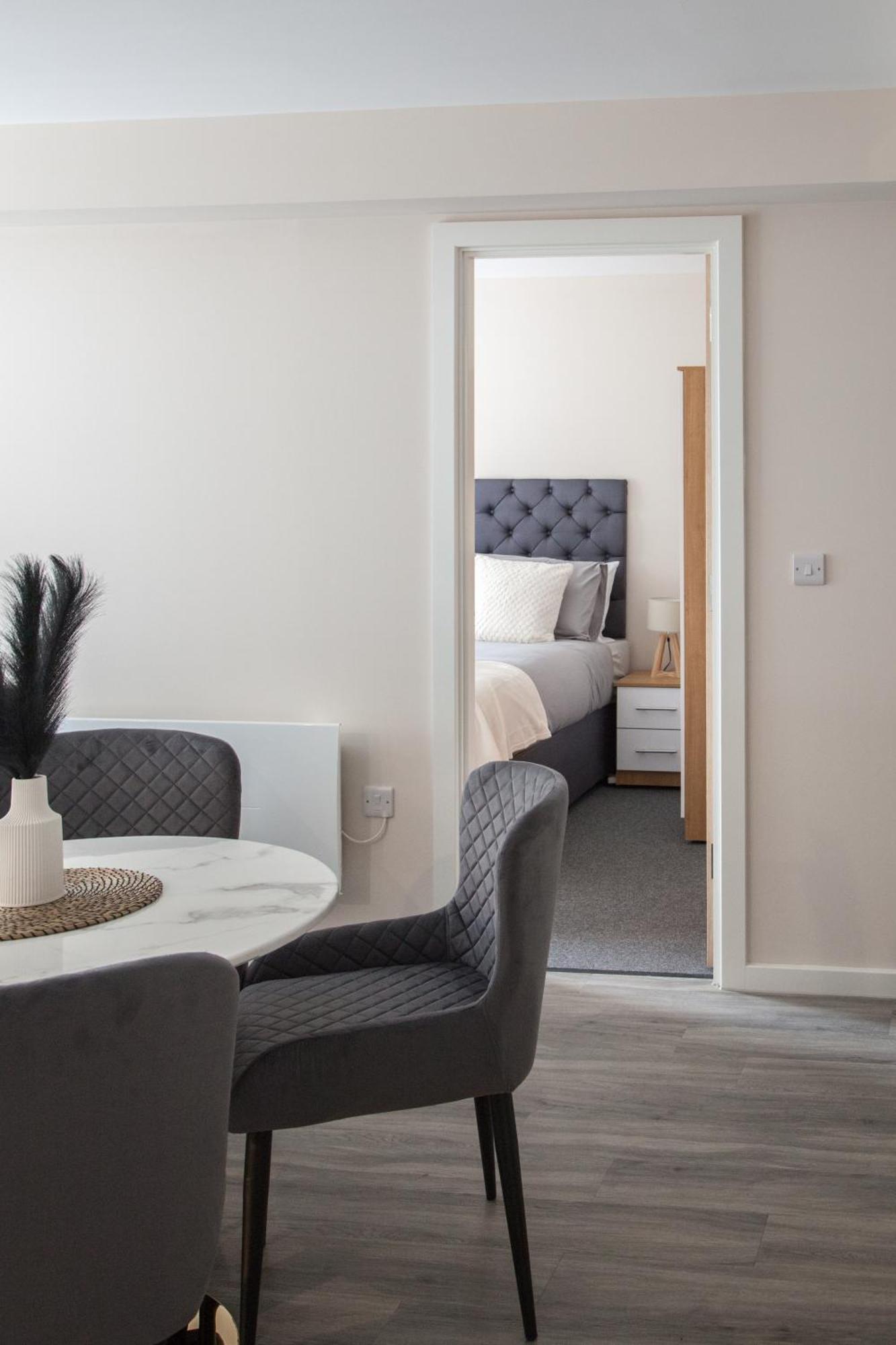 Modern 2Bd Apartment In Manchester City Buitenkant foto