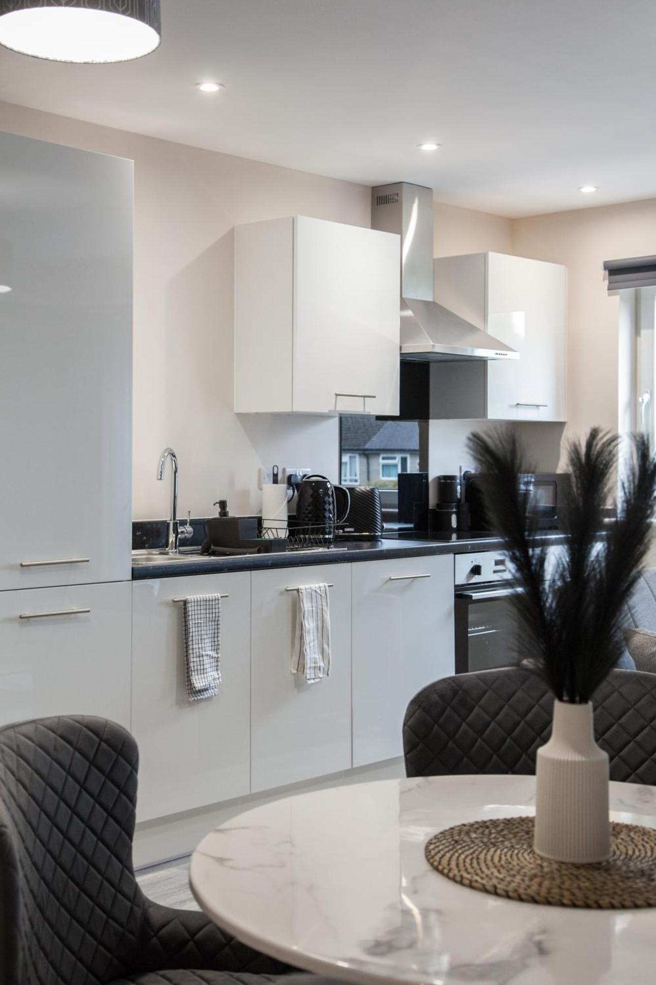 Modern 2Bd Apartment In Manchester City Buitenkant foto