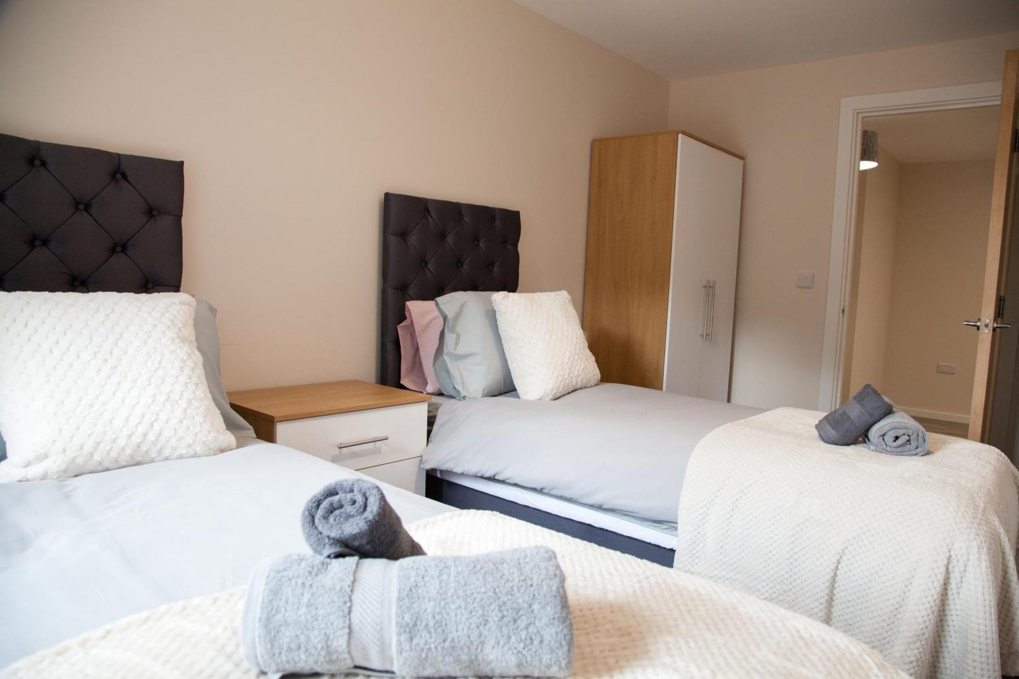 Modern 2Bd Apartment In Manchester City Buitenkant foto