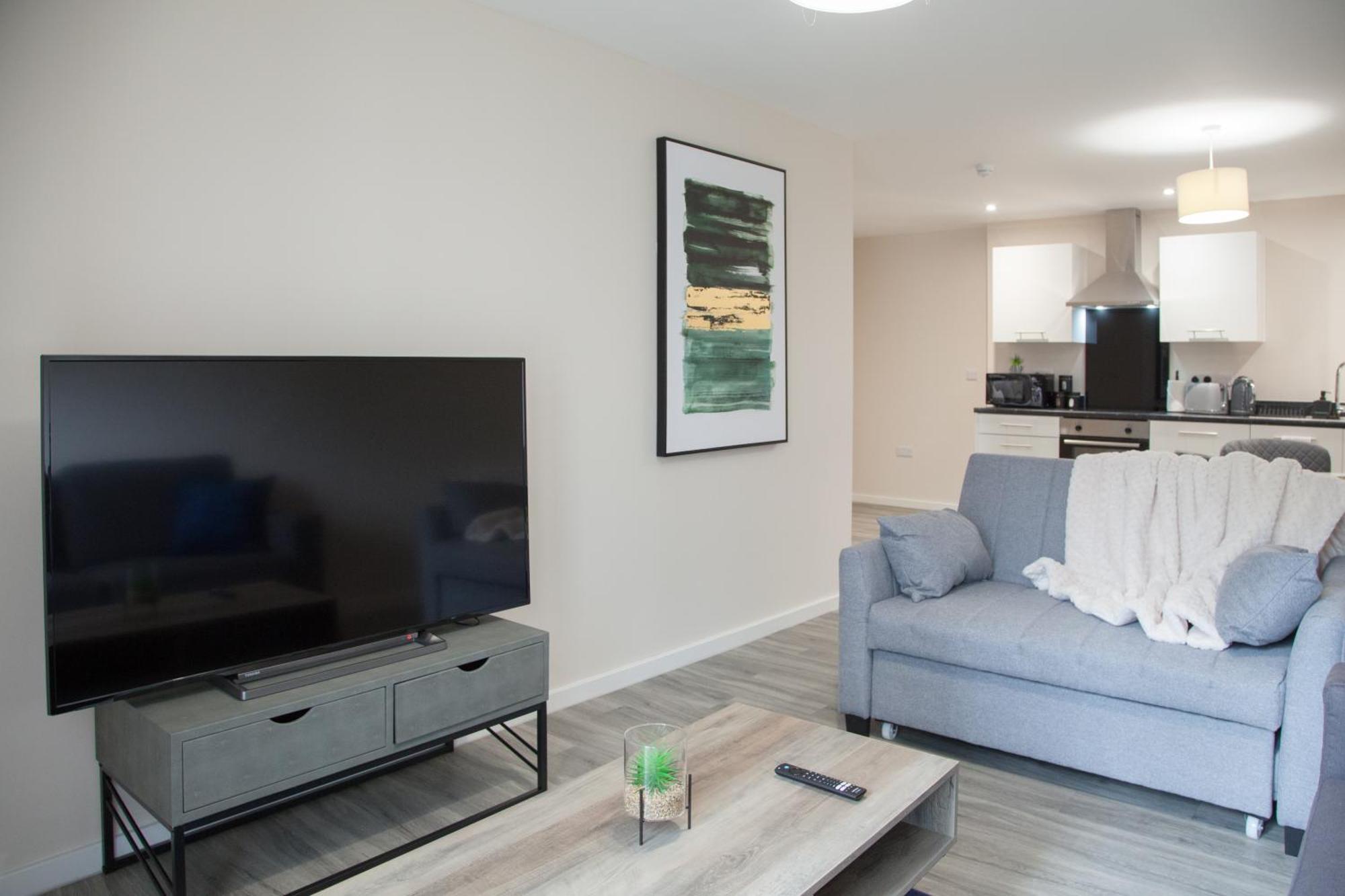 Modern 2Bd Apartment In Manchester City Buitenkant foto
