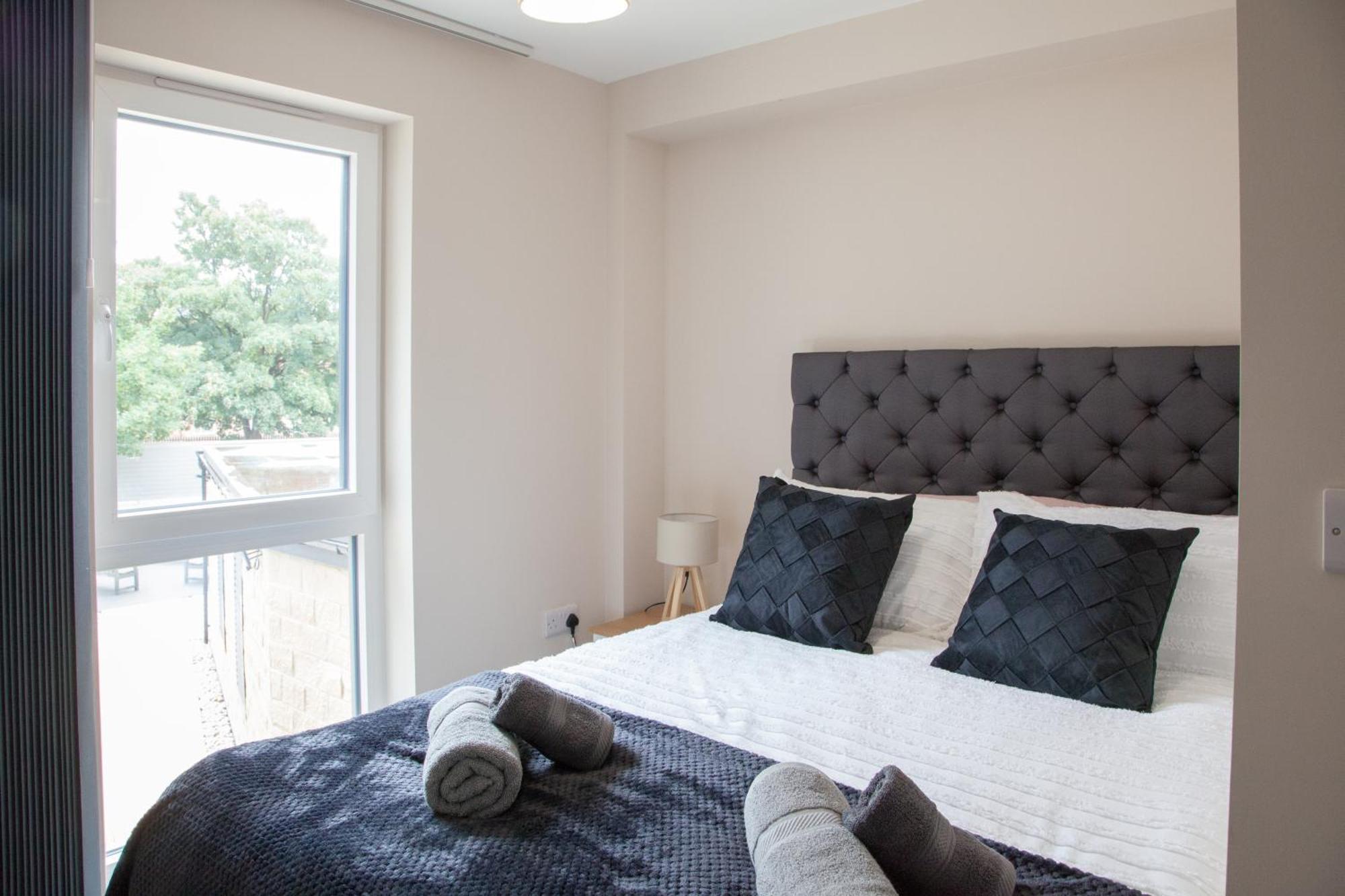 Modern 2Bd Apartment In Manchester City Buitenkant foto