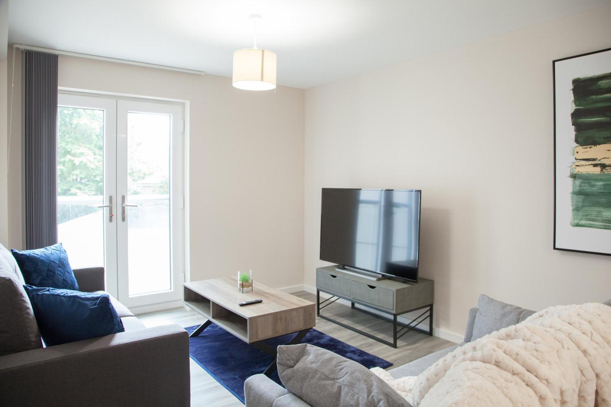 Modern 2Bd Apartment In Manchester City Buitenkant foto