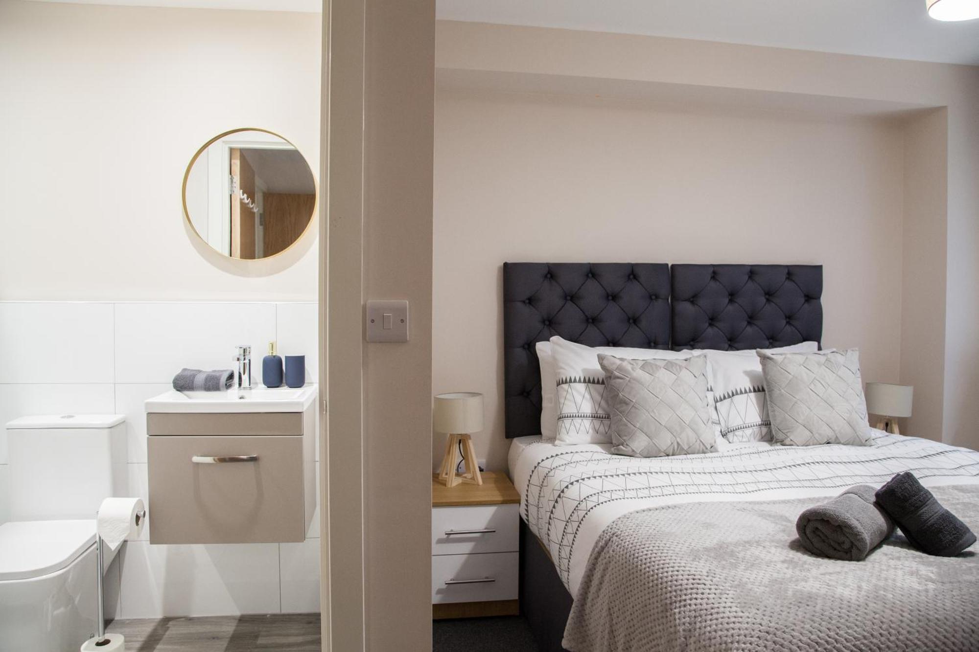 Modern 2Bd Apartment In Manchester City Buitenkant foto