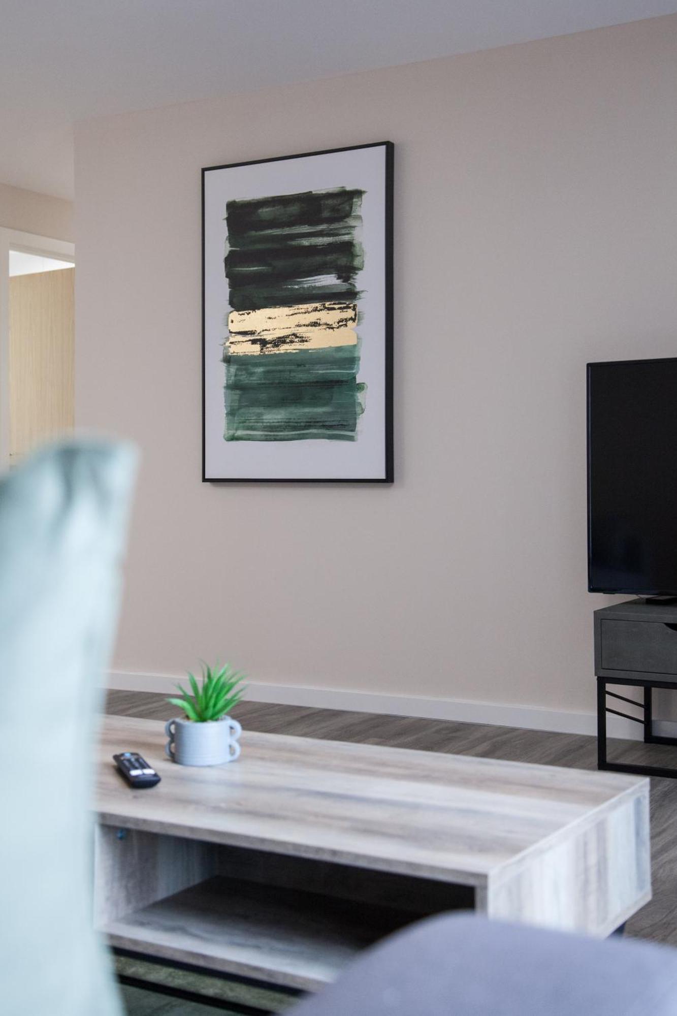 Modern 2Bd Apartment In Manchester City Buitenkant foto
