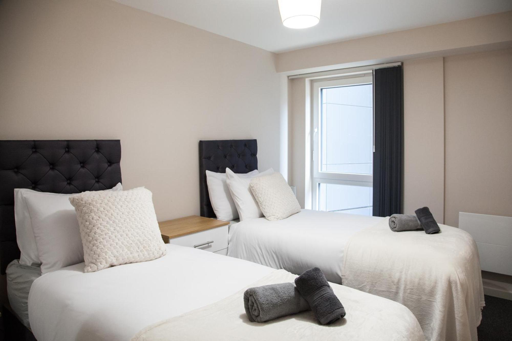 Modern 2Bd Apartment In Manchester City Buitenkant foto