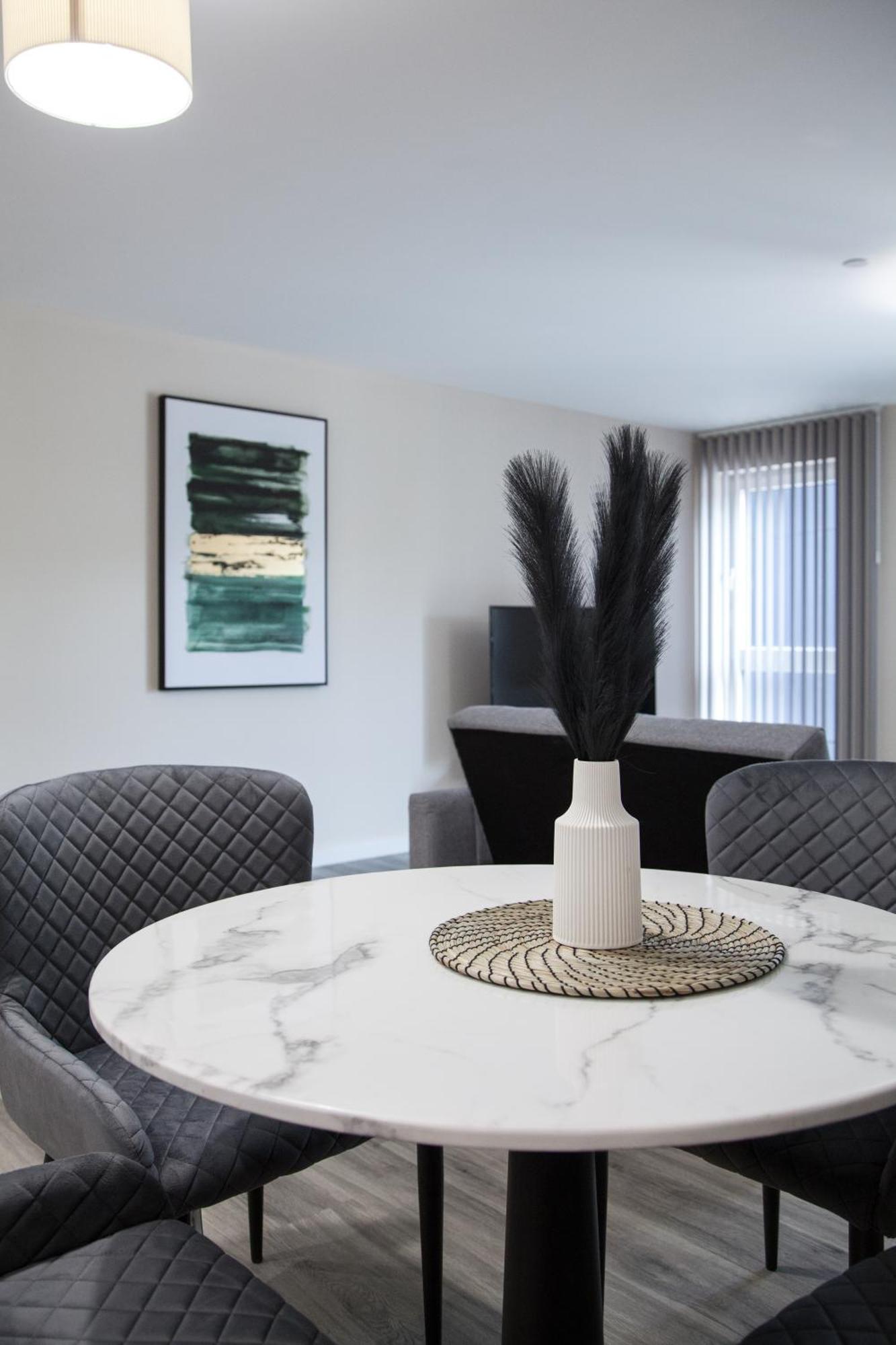 Modern 2Bd Apartment In Manchester City Buitenkant foto